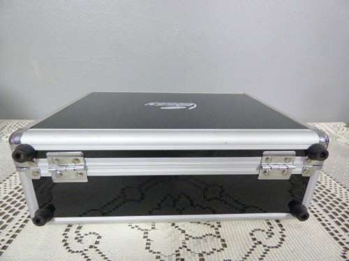 AN AWESOME COMBINATION LOCK CASE WITH CORNER CAPS IN AWESOME CONDITION