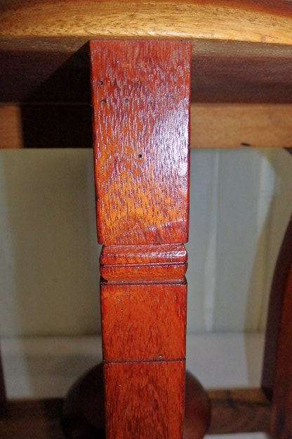 An awesome and solidly made Solid Teak four-legged stool in excellent condition RS17