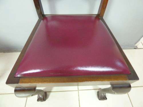 3 FABULOUS BALL AND CLAW DINING/OCCASIONAL CHAIRS. STUNNING IN ALL LIVING ROOMS. Bid/chair