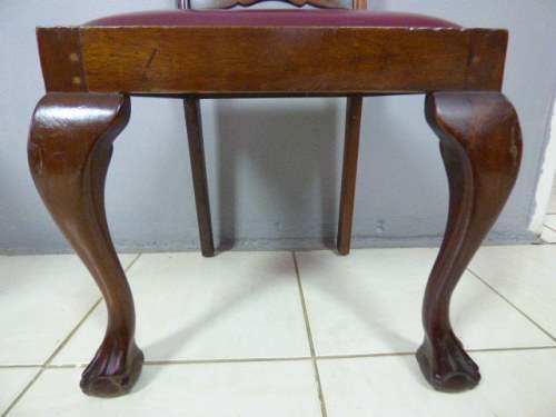 3 FABULOUS BALL AND CLAW DINING/OCCASIONAL CHAIRS. STUNNING IN ALL LIVING ROOMS. Bid/chair