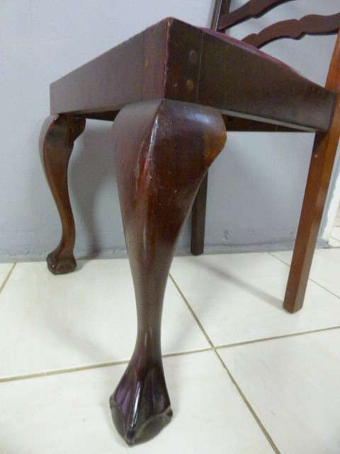 3 FABULOUS BALL AND CLAW DINING/OCCASIONAL CHAIRS. STUNNING IN ALL LIVING ROOMS. Bid/chair