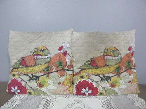 TWO GORGEOUS LARGE COLOURFUL & BRIGHT CUSHIONS!! FANTASTIC ON A SOFA OR BED!!!