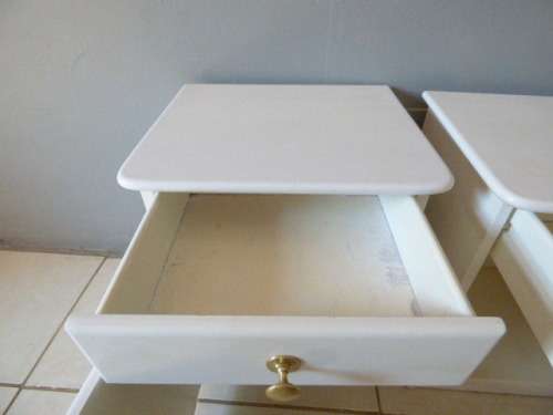 ALOVELY MATCHING PAIR OF BEDSIDE PEDESTALS, GREAT FOR HOLIDAY HOMES!Bid/ped