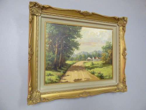 **RS17** An original signed & framed oil on canvas painting by Giovanni (Gino) Fasciotti 1883-1961