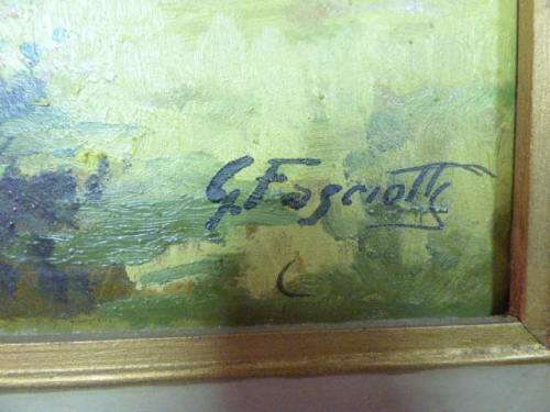 **RS17** An original signed & framed oil on canvas painting by Giovanni (Gino) Fasciotti 1883-1961