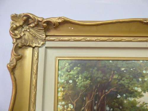 **RS17** An original signed & framed oil on canvas painting by Giovanni (Gino) Fasciotti 1883-1961