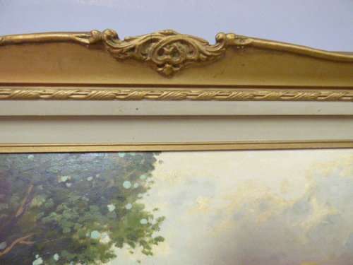 **RS17** An original signed & framed oil on canvas painting by Giovanni (Gino) Fasciotti 1883-1961