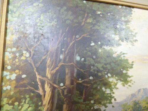 **RS17** An original signed & framed oil on canvas painting by Giovanni (Gino) Fasciotti 1883-1961