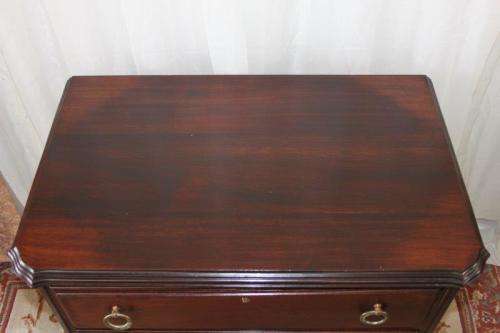 A GORGEOUS ANTIQUE QUEEN ANNE PEDESTAL CHEST OF DRAWERS IN STUNNING CONDITION