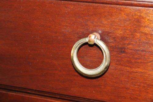 A GORGEOUS ANTIQUE QUEEN ANNE PEDESTAL CHEST OF DRAWERS IN STUNNING CONDITION