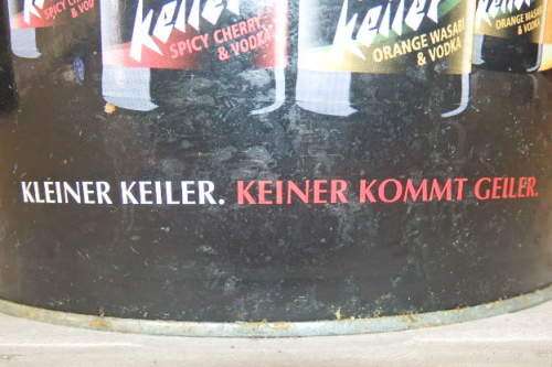 THREE AWESOME GERMAN "KLEINER KEILER" SHOOTER ICE BUCKETS WITH A CARRY HANDLE bid/ice bucket