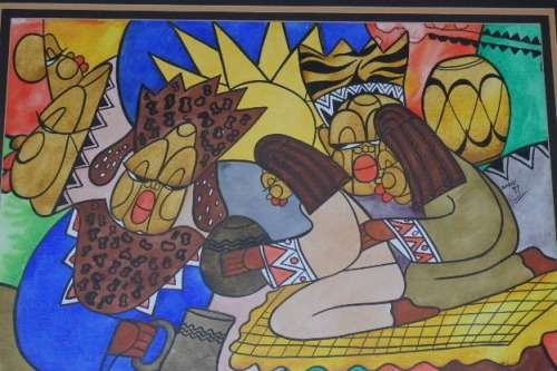 ***BARGAIN*** 2x MAGNIFICENTLY FRAMED & SIGNED ORIGINAL "DARIO" ABSTRACT PAINTINGS! bid/painting