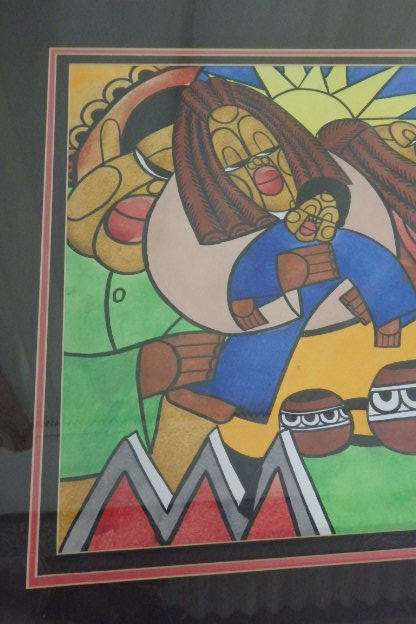 ***BARGAIN*** 2x MAGNIFICENTLY FRAMED & SIGNED ORIGINAL "DARIO" ABSTRACT PAINTINGS! bid/painting