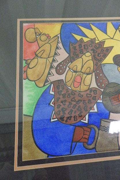 ***BARGAIN*** 2x MAGNIFICENTLY FRAMED & SIGNED ORIGINAL "DARIO" ABSTRACT PAINTINGS! bid/painting