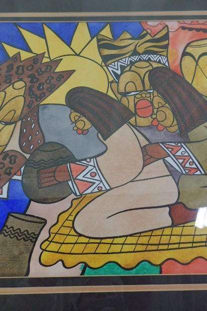 ***BARGAIN*** 2x MAGNIFICENTLY FRAMED & SIGNED ORIGINAL "DARIO" ABSTRACT PAINTINGS! bid/painting