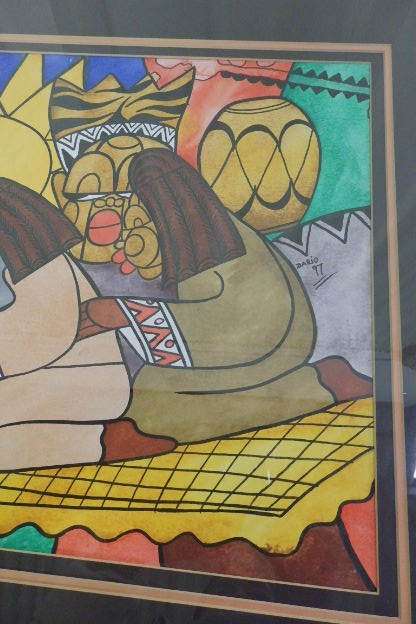 ***BARGAIN*** 2x MAGNIFICENTLY FRAMED & SIGNED ORIGINAL "DARIO" ABSTRACT PAINTINGS! bid/painting