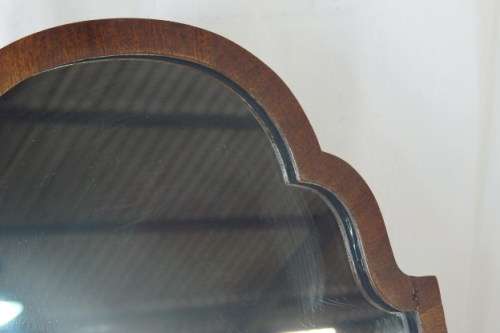 A BEAUTIFUL ANTIQUE GABLED ART DECO TABLE MIRROR IN WONDERFUL CONDITION