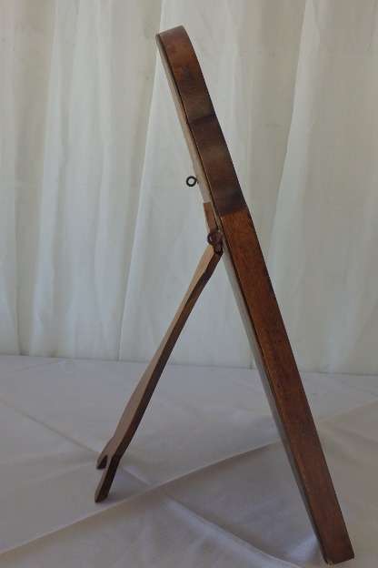 A BEAUTIFUL ANTIQUE GABLED ART DECO TABLE MIRROR IN WONDERFUL CONDITION