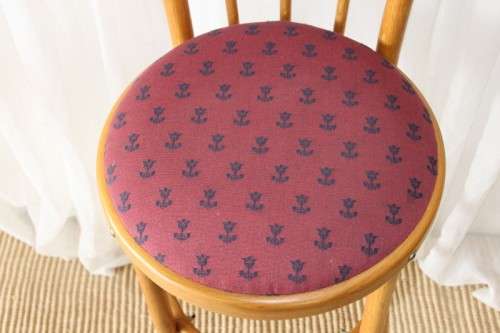 A COLLECTION OF 6x ORIGINAL WOODEBENDER OAK BENTWOOD BAR CHAIRS WITH REINFORCED SEATS bid/chair