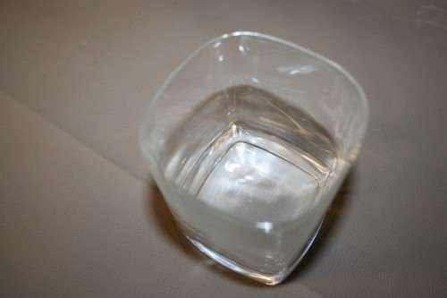 A GORGEOUS SET OF FOUR WHISKEY GLASSES WITH THICK HEAVY BASES IN GREAT CONDITION!!