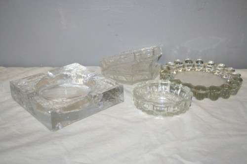 A STUNNING COLLECTION OF 6x ASSORTED ASHTRAYS, GREAT FOR A SMOKING LOUNGE OR PUB