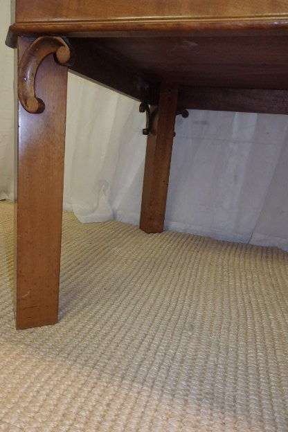 A BEAUTIFUL AND EXQUISITELY MADE BURMESE TEAK CENTER COFFEE TABLE IN GORGEOUS CONDITION