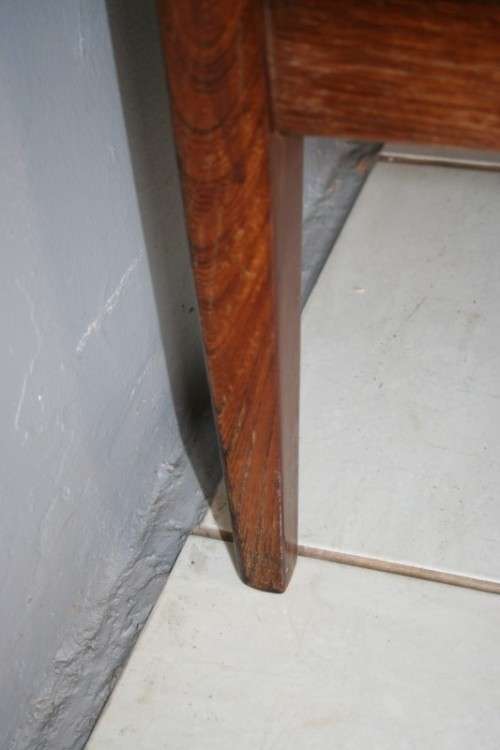 A BEAUTIFUL ANTIQUE SOLID OAK TOP 6-DRAWER EXECUTIVE "PARTNER" OFFICE DESK - PERFECT STUDY DESK