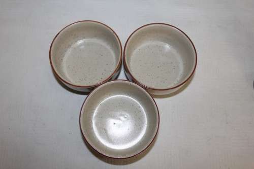 3x AWESOME SOUTH AFRICAN MADE CONTINENTAL STONEWARE BOWLS IN GREAT CONDITION