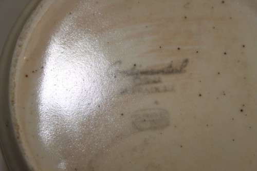 TWO AWESOME SOUTH AFRICAN MADE CONTINENTAL STONEWARE SUGAR BOWLS IN GREAT CONDITION