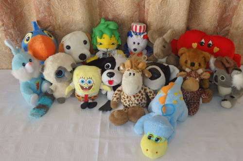 16x GORGEOUS ASSORTED COLLECTIBLE FLUFFY TOYS IN GREAT CONDITION - GREAT STOCKING FILLERS bid/toy
