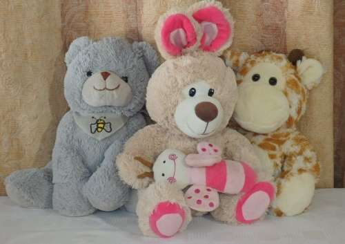 6x (BIG) GORGEOUS ASSORTED COLLECTIBLE FLUFFY TOYS IN GREAT CONDITION - GREAT FOR KIDS! bid/toy