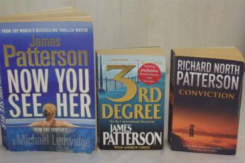 ***JOB LOT*** 14x BEST SELLER NOVELS BY WELL KNOWN MALE AUTHORS INCL. PATTERSON, FOLLIT, ARCHER ETC
