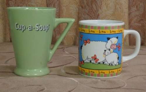 A LOVELY COLLECTION OF SEVEN ASSORTED COFFEE MUGS! STUNNING TO MIX AND MATCH!!