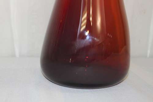 AN INCREDIBLE TALL SIGNED HAND-BLOWN GLASS "CONTEMPORARY ART GLASS" VASE
