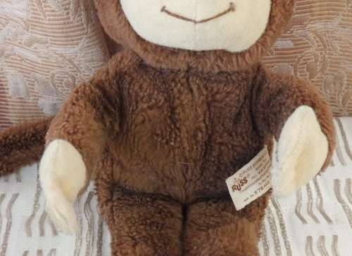 AN AWESOME "RUSS" COCONUT THE MONKEY SOFT TOY WITH THE ORIGINAL LABEL! GREAT GIFT!!!