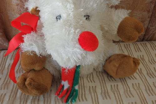 A GORGEOUS 'RUDOLF THE RED NOSE REINDEER' SOFT TOY IN EXCELLENT CONDITION! PERFECT FOR XMAS!!!