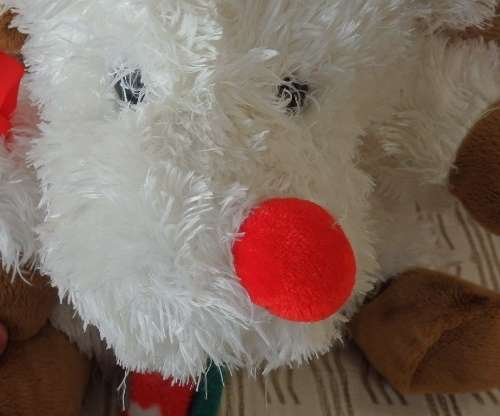 A GORGEOUS 'RUDOLF THE RED NOSE REINDEER' SOFT TOY IN EXCELLENT CONDITION! PERFECT FOR XMAS!!!