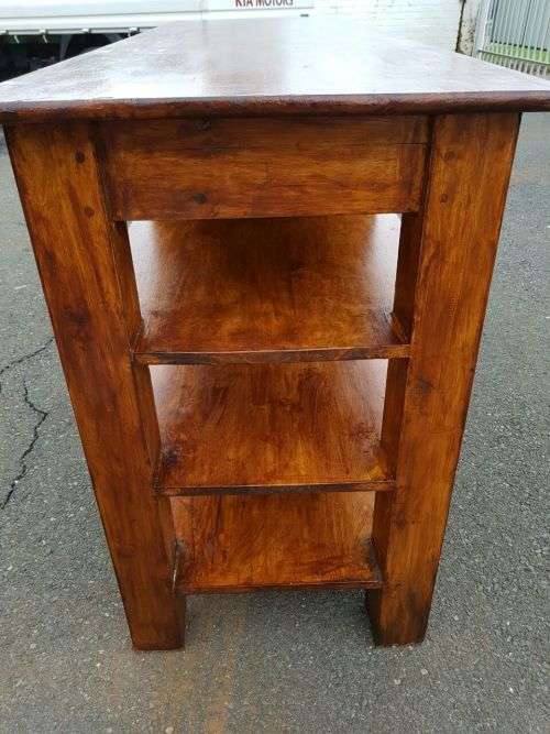 AN EXQUISITE LARGE NATURAL PINE SIDE SERVER/ BUFFET, PERFECT FOR THE PATIO OR LAPA!!!