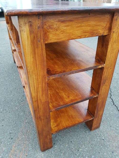 AN EXQUISITE LARGE NATURAL PINE SIDE SERVER/ BUFFET, PERFECT FOR THE PATIO OR LAPA!!!