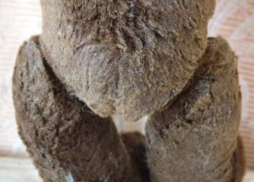 A RARE ANTIQUE "FULLY JOINTED" CINNAMON TEDDY BEAR IN ITS ORIGINAL BOX = WOW!!!!