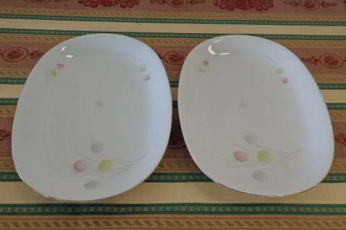 2x INCREDIBLE GERMAN MADE ''KPM" PORCELAIN MEAT/ FOOD PLATTERS IN AMAZING CONDION bid/platter
