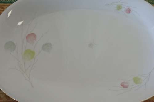 2x INCREDIBLE GERMAN MADE ''KPM" PORCELAIN MEAT/ FOOD PLATTERS IN AMAZING CONDION bid/platter