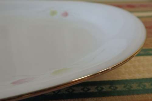 2x INCREDIBLE GERMAN MADE ''KPM" PORCELAIN MEAT/ FOOD PLATTERS IN AMAZING CONDION bid/platter