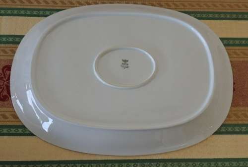 2x INCREDIBLE GERMAN MADE ''KPM" PORCELAIN MEAT/ FOOD PLATTERS IN AMAZING CONDION bid/platter