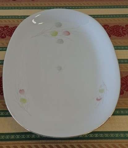 TWO GORGEOUS ''KPM" OF KRISTLER, GERMANY PORCELAIN MEAT/ FOOD PLATTERS bid/platter