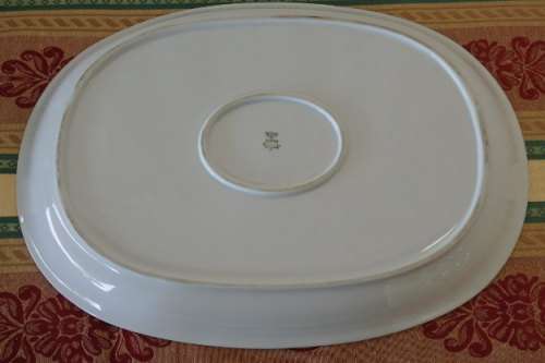 TWO GORGEOUS ''KPM" OF KRISTLER, GERMANY PORCELAIN MEAT/ FOOD PLATTERS bid/platter