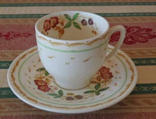 SIX EXQUISITE ASSORTED VINTAGE (c1950's) PORCELAIN DEMITASSE COFFEE CUP DUO's bid/duo