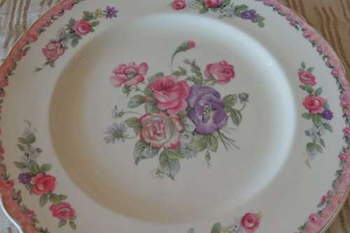 AN EXQUISITE AND RARE CLARICE CLIFF "ROYAL STRAFFORDSHIRE" COLLECTABLE PLATE