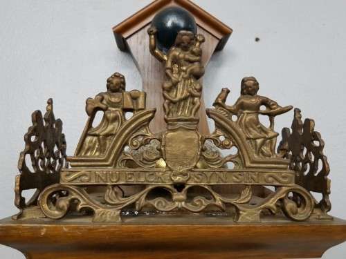 A MAGNIFICENT ZAANDAM ZAANSE (DUTCH) WALL HANGING PENDULUM CLOCK, SERVICED AND WORKING! GORGEOUS!!!