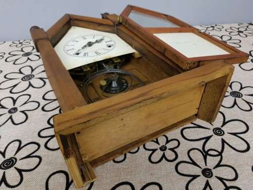 AN EXTREMELY RARE ANTIQUE (LATE 1800's) ANSONIA "GOTHIC" 8 DAY & 30 HOUR STEEPLE MANTLE CLOCK = WOW